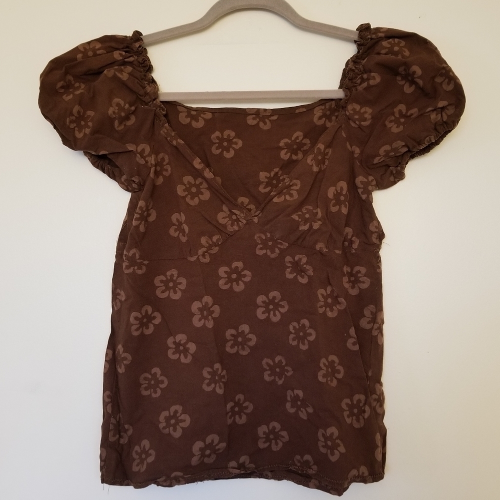 One of a kind handmade (by me) boho style top